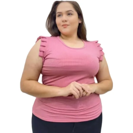 Blusas Talla Plus Variadas