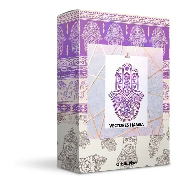 Colección De Vectores Jamsa Y Mandalas Sublimar Serigrafia