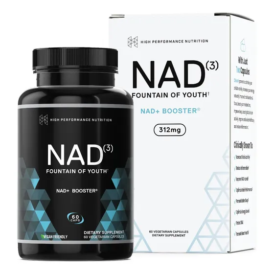 Suplemento Hpn Nad+ Booster (nad3) 60 Cápsulas 1 Mes