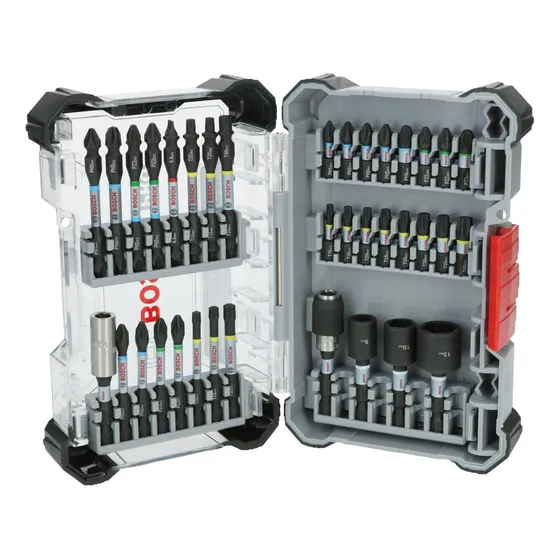 Jgo De Puntas Bosch Para Destornillador De Impacto - 36 Pzas