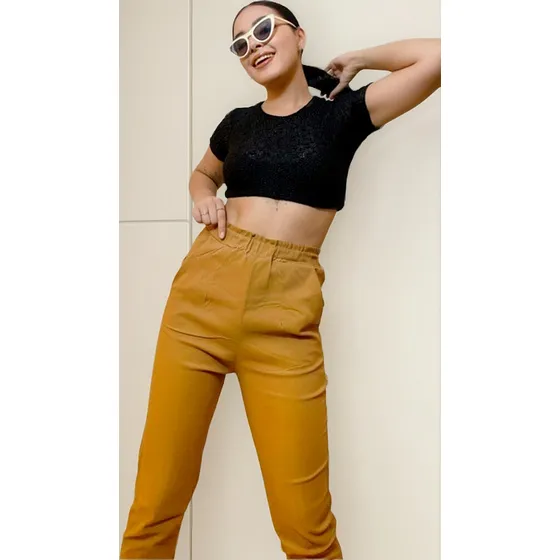 Mom Cata! Pantalon Mom Bengalina Dama