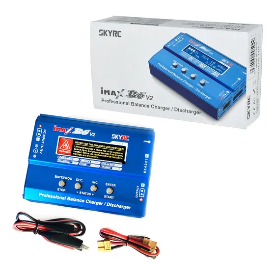 Carregador Bateria Lipo Skyrc Imax B6 V2 60w Profissional Voltagem De Entrada 11-18v