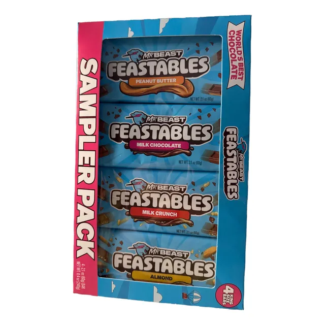 Mr Beast Chocolates - 4 Barras