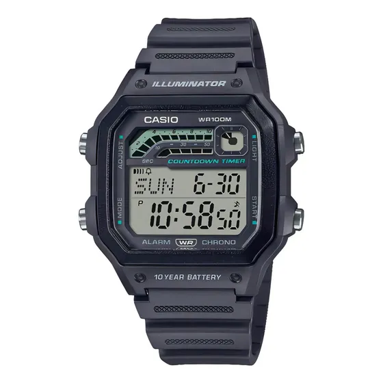 Reloj digital cuadrado Casio WS-1600h-8avdf para hombre
