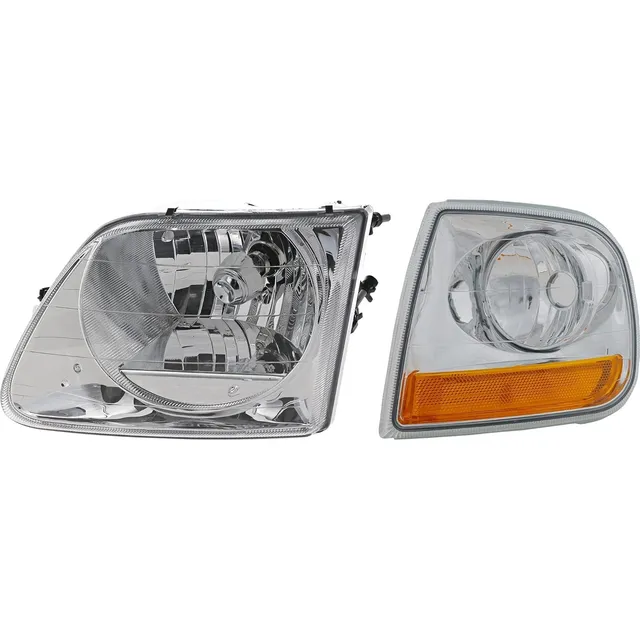 Set 4 Faro Cruce Ford F-150 Fortaleza Mexicana 03-08 Tpg