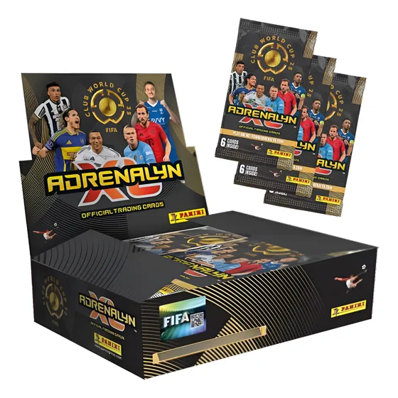 Caja X 24 Sobres De Cartas Adrenalyn Mundial De Clubes 2025