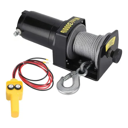 Guincho Elétrico 3000lb 1361kg 12v Para Quadriculo Jipe 12v