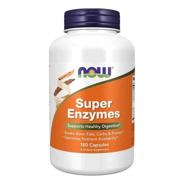 Enzimas Digestivas Now 180 Tabletas Con Proteasa Pancreatina