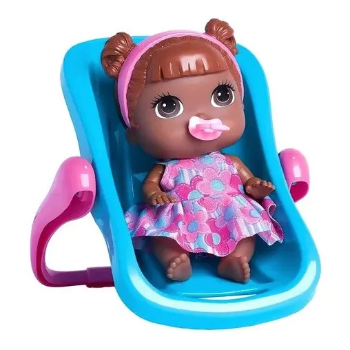 Boneca Menina C/ Bebê Conforto Baby Collection Todas Cores