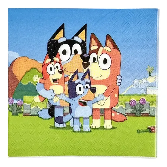 Servilletas De Bluey 16 Unidades