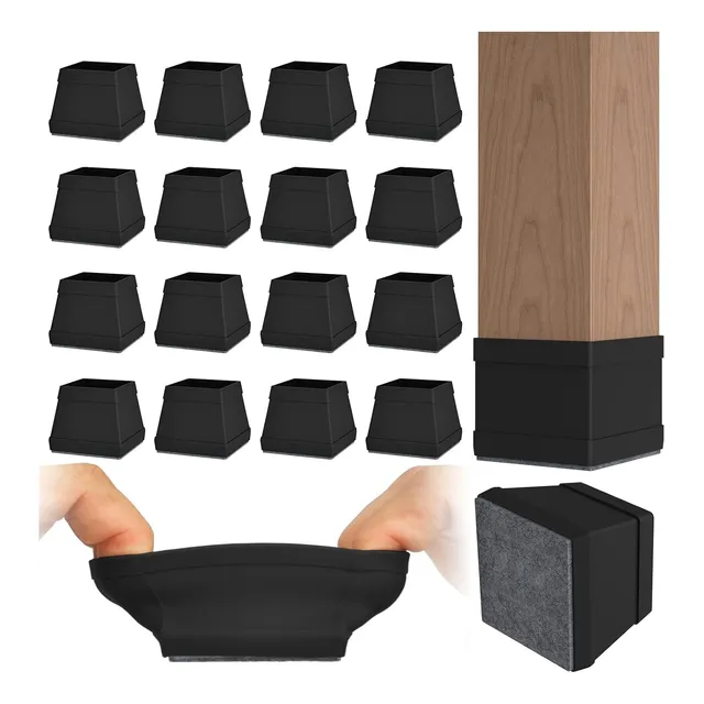 Set De 4 Protectores Para Patas De Sillas 1puLG Silicona