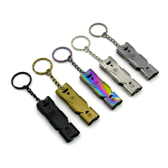 Apito Sobrevivência Emergência Osato, Inox Survivor 2 Tubos