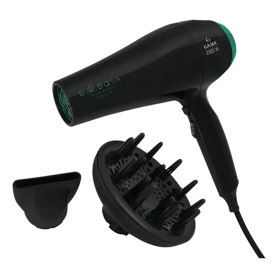 Secador De Cabelos Com Difusor Gama Italy Babosa Ceramic Íon 2100w -