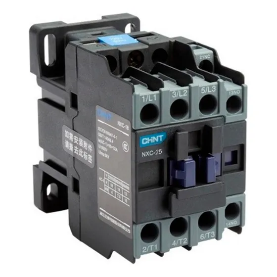Contactor Trifásico Chint 24v 25a 3 Polos + Aux: 1na+1nc