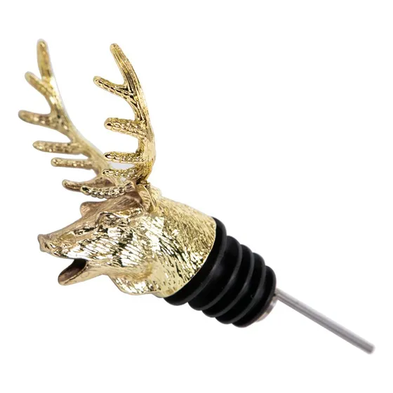 Vertedor Dosificador Boquilla  Reno Calavera Dorado Premium