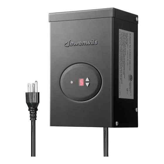 Transformador De Paisaje Bajo Voltaje 200 W Para Exteriores
