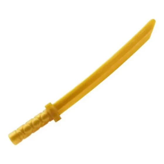 Lego Ninjago - Accesorio Espada Samurai Katana Dorada