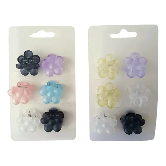 Ganchos Tipo Piojitos En Forma De Flor Para Niñas