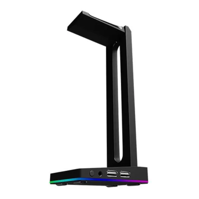 Gaming Naceb Base Para Headset T11 Eleven NA-0952 Base RGB Con Dos Puertos USB Y 1 Para Jack 3.5mm Antiderrapante