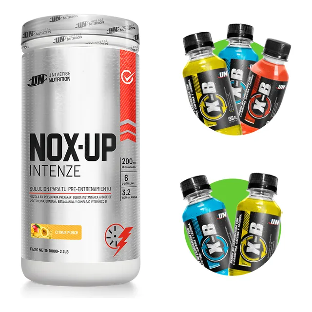 Pre Entreno Nox Up 1kg Citrus Punch Un + Regalo 01