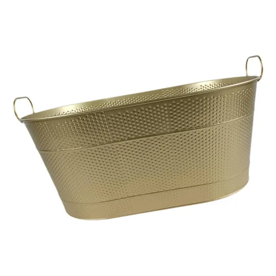 Bañera Ovalada Galvanizada Bañera De Cerveza Cubierta De