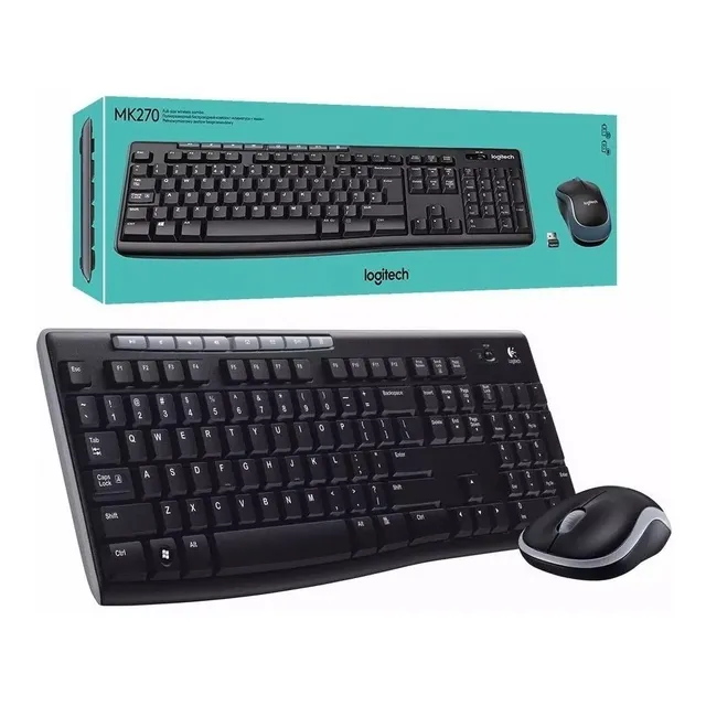 Combo Kit Teclado Y Mouse Inalambrico Logitech Mk270