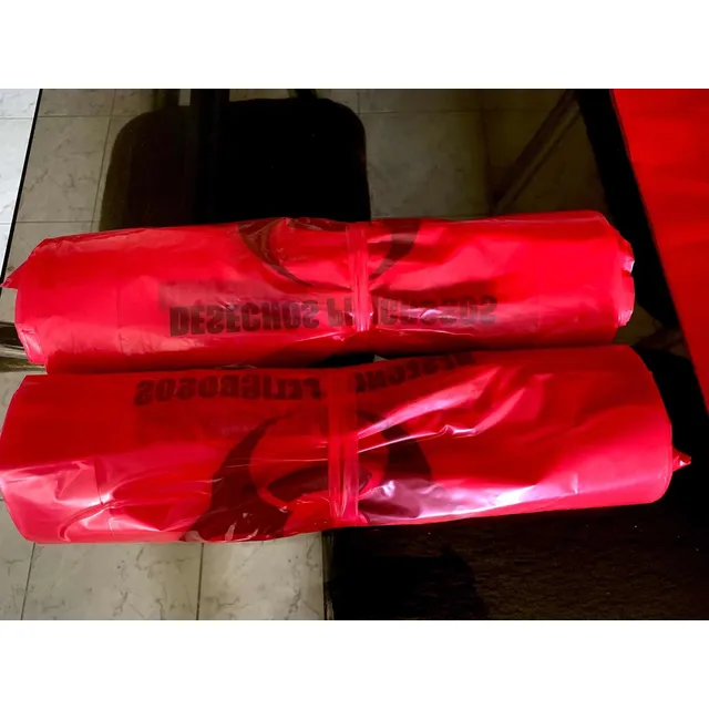Bolsas Rojas Para Desechos Peligrosos 30lts Y 60lts