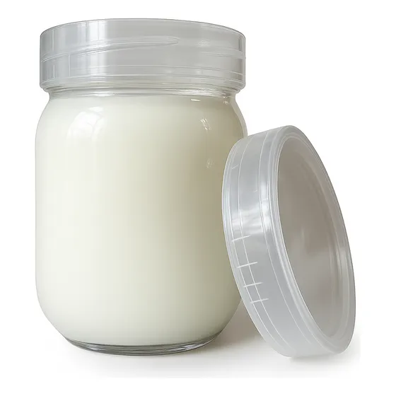 6 Potes De Vidro 200ml Armazenar Leite Materno Papinha Nadir