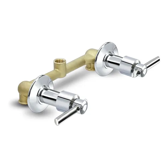 Llave Para Ducha Set Cromado 1/4 Vuelta 0756 Belt-g