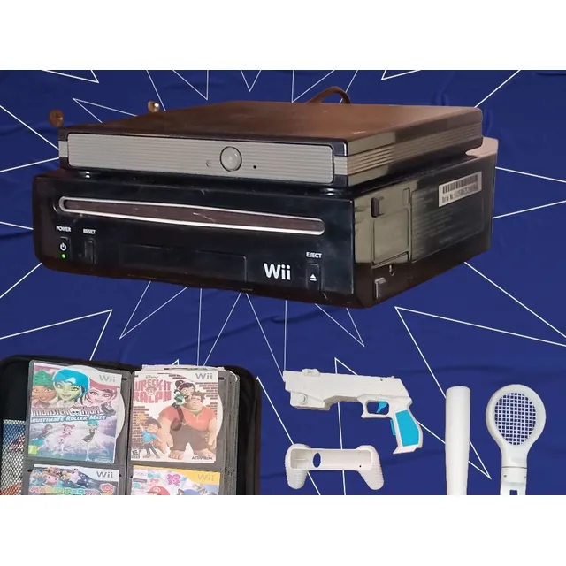 Excelente Wii Chipiado + Carpeta De Juegos Y Accesorios!!! 