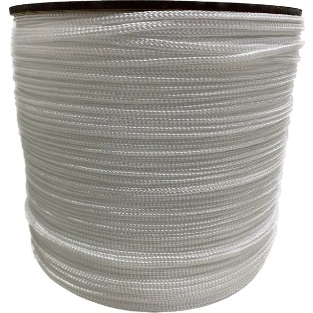 Corda Branca Polipropileno 4 Mm  130 Metros Varal E Casa