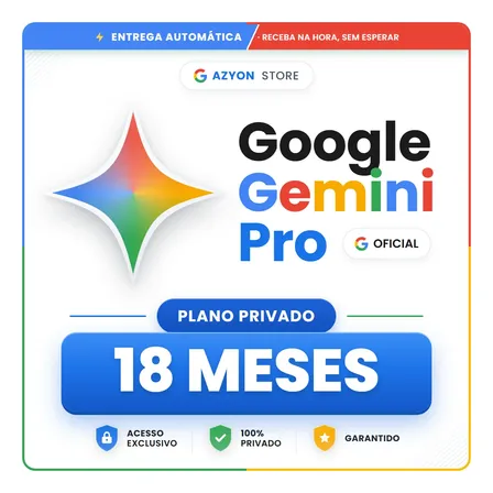Google Gemini Ai Pro 18 Meses | Via Link De Ativação