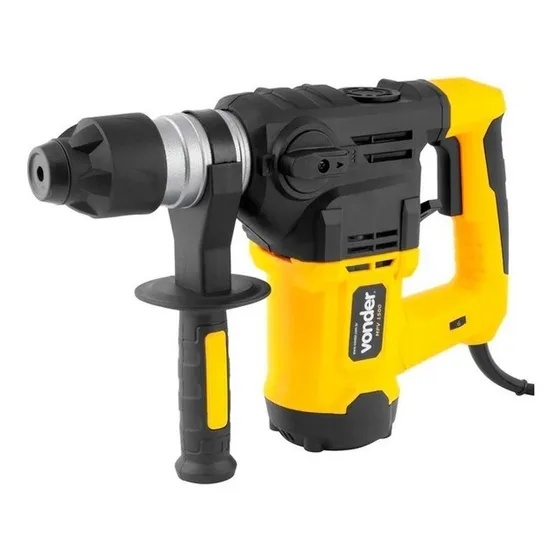 Martelete Rompedor Perfurador Elétrico 220v Vonder 1500w Cor Amarelo/Preto Frequência 50 Hz/60 Hz