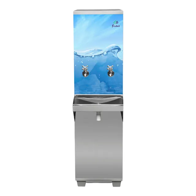 Bebedouro de água Frisbel 25 litros coluna 25L aço inoxidável 220V