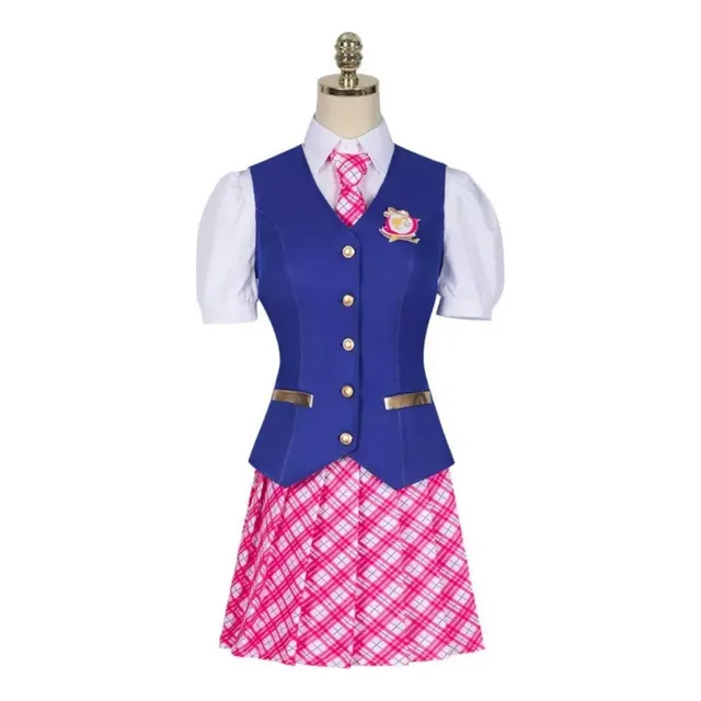 Disfraz De Cosplay Con Uniforme Escolar De Barbie Delancey C