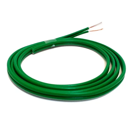 Fio Paralelo Verde Emborrachado 2x0,75mm Flexível 15 Metros