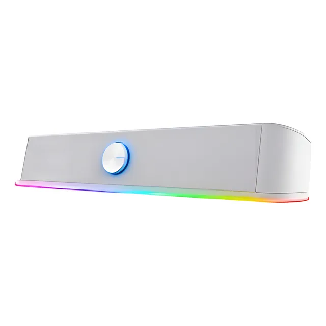 Barra De Sonido Trust Rgb Led 12w Gxt 619w Thorne Blanco