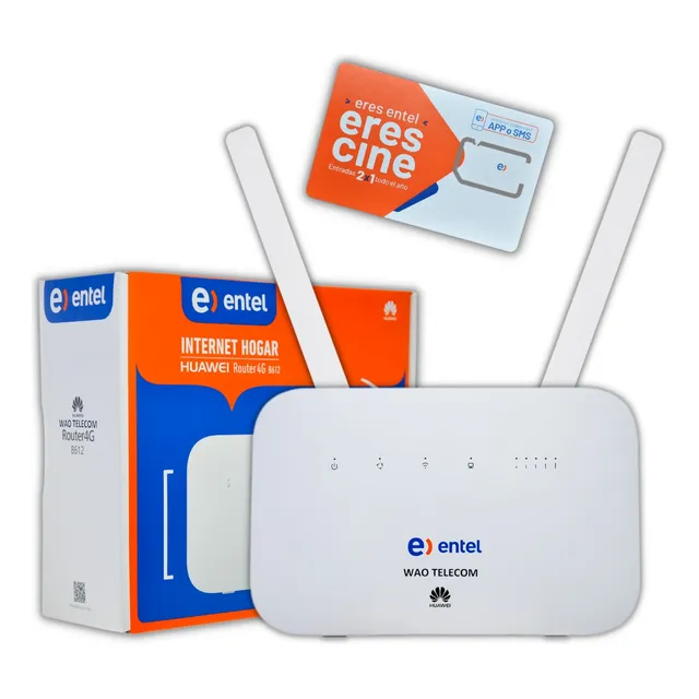 Modem + Linea Entel Con Internet Ilimitado Para Todo El Peru