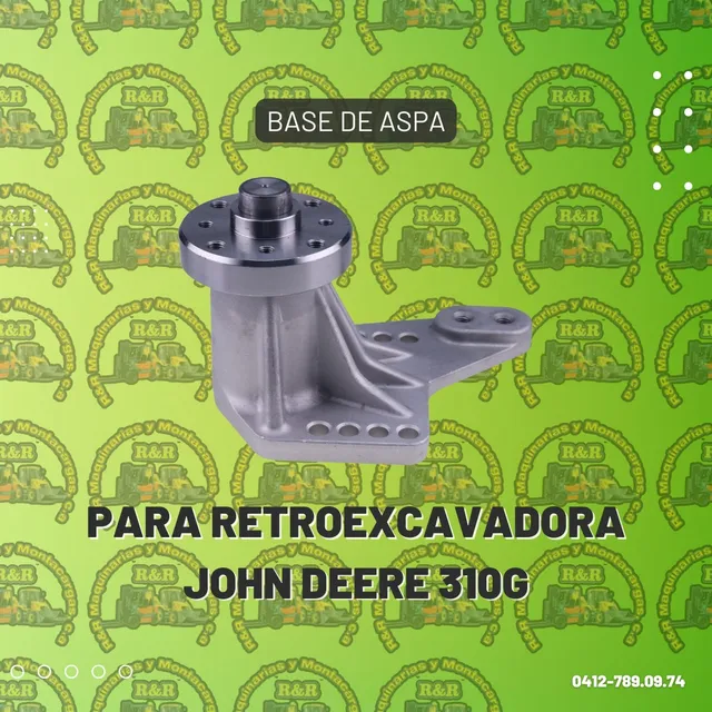 Base De Aspa Para Retroexcavadora John Deere 310g