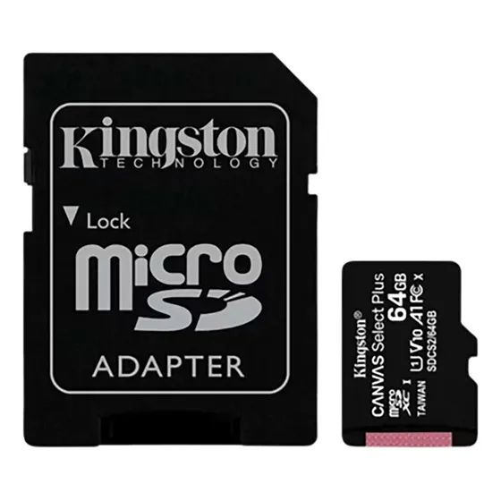 Memoria Micro-sd Kingston Canvas Select, 64gb | Cuotas sin interés