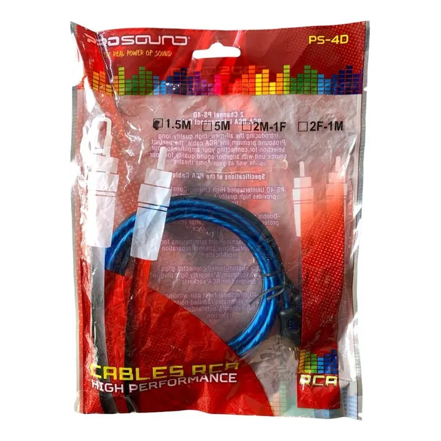 Cable Rca 1.5 M Ps-4d