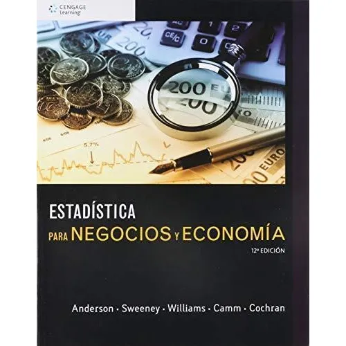 Estadística Para Negocios Y Economía  Anderson  Cengage