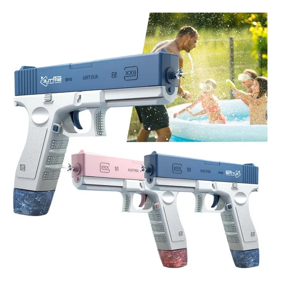 Pistola Agua Recargable Niños Niñas Alta Presión Piscina