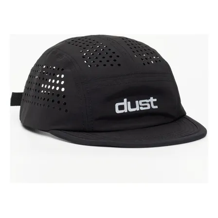 Boné Five Panel Performance Airtech Preto Esportivo Dust Company Strapback Ajustável Respirável Tamanho Único