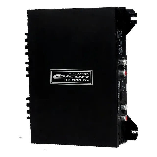 Módulo Amplificador Falcon Hs960 Dx 400wrms 3 Canais Cor Preto