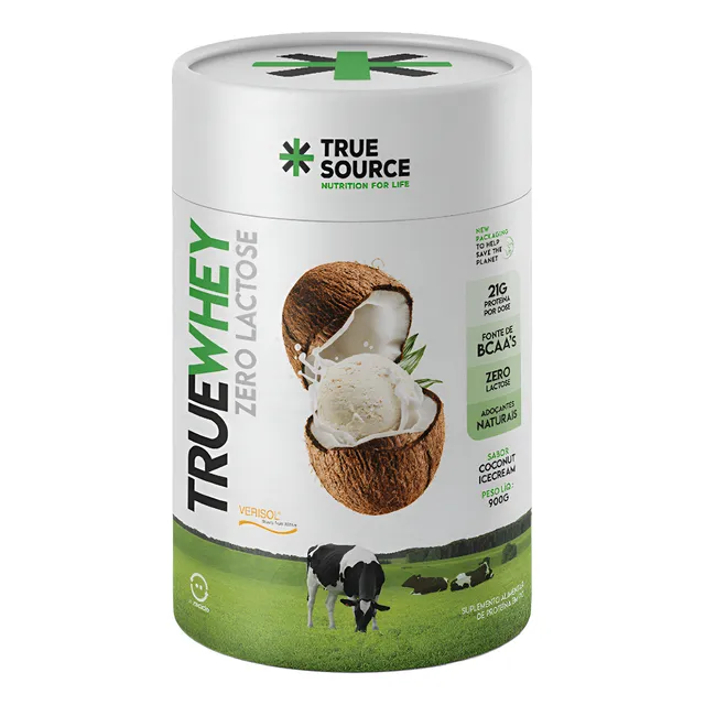 True Whey Zero Lactose C/ Colágeno Verisol + Tcm True Source