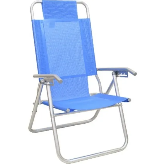 Reposera Descansar Playera Alta Art. 80017 Azul