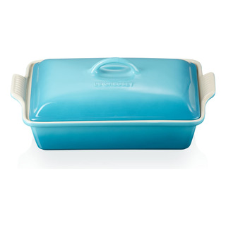 Cacerola Le Creuset Stoneware Heritage, 4 Litros, Azul Carib Cacerola Le Creuset Stoneware Heritage, 4 Litros, Azul Carib