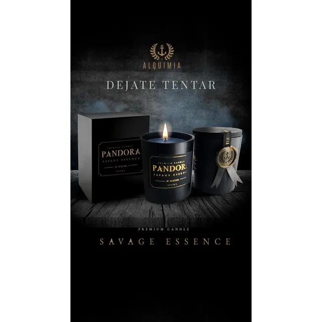 Vela Aromática De Soja Savage Christian Dior Exclusiva!