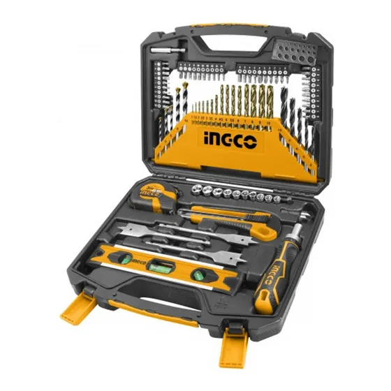 Kit De 86 Herramientas Combinadas + Valija Ingco Hktac010861